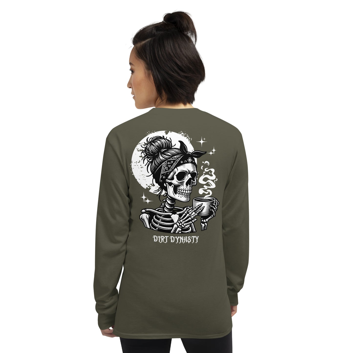 Skull & coffee Longsleeve