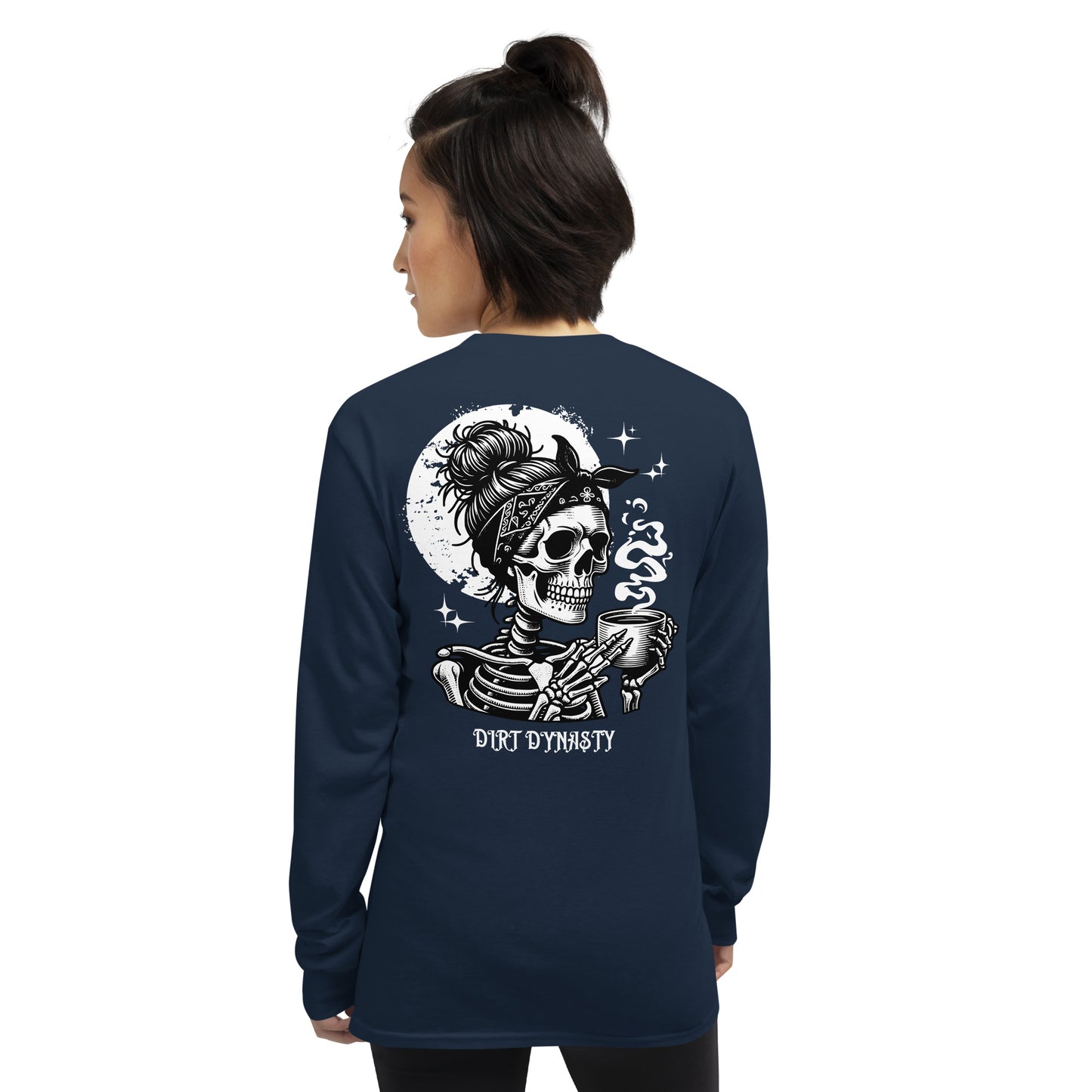 Skull & coffee Longsleeve