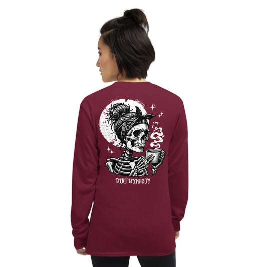 Skull & coffee Longsleeve